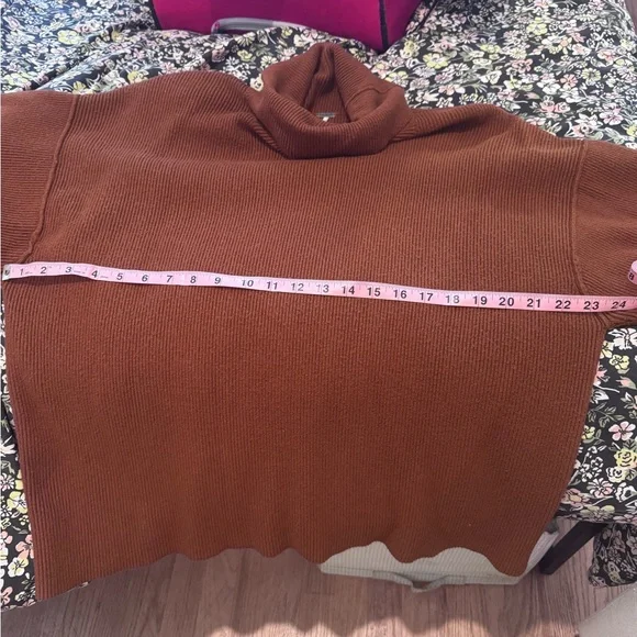 Free People Brown Cowl Neck Sweater - Picture 3 of 8